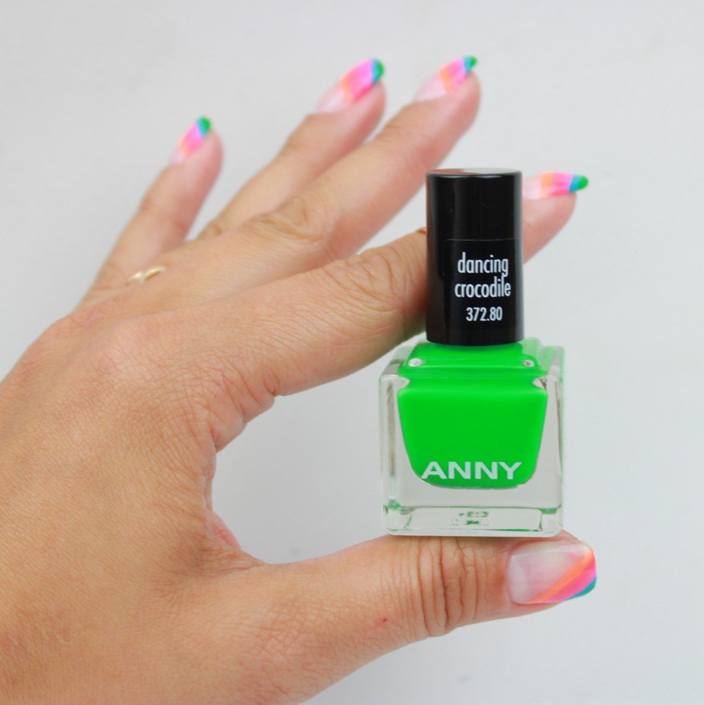 Neon Rainbow Nail Art | ANNY